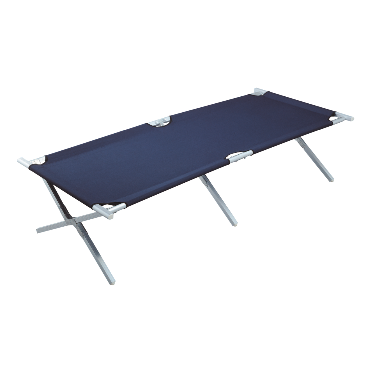 TRIGANO Alu-Feldbett- 190x66 cm- Blau - M-M044R08