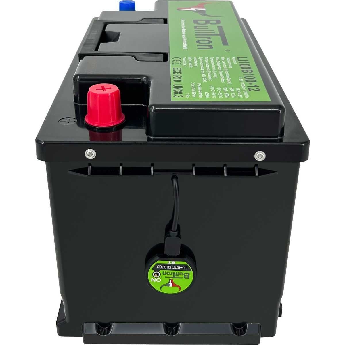 BULLTRON Lithium-Batterie BASIC 100Ah 12V inkl. BMS 100A Dauerstrom - LI100B150-12-B