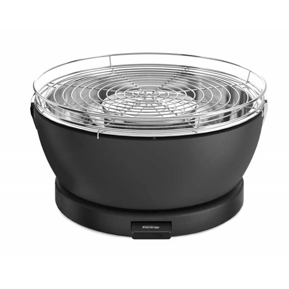 FEUERDESIGN VESUVIO Holzkohle -Tischgrill anthrazit 