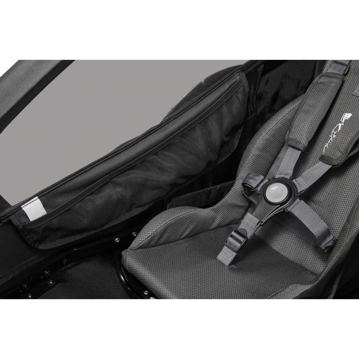 CROOZER Kinderfahrradanhaenger Kid Yuuna Moonlight Black - 121001124