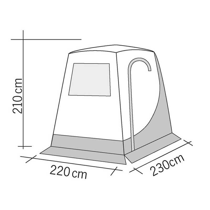 REIMO TENT Heckzelt UPDATE VITO PREMIUM fuer MB Vito- V-Klasse- Marco-Polo ab Bj. 2015 - 936290