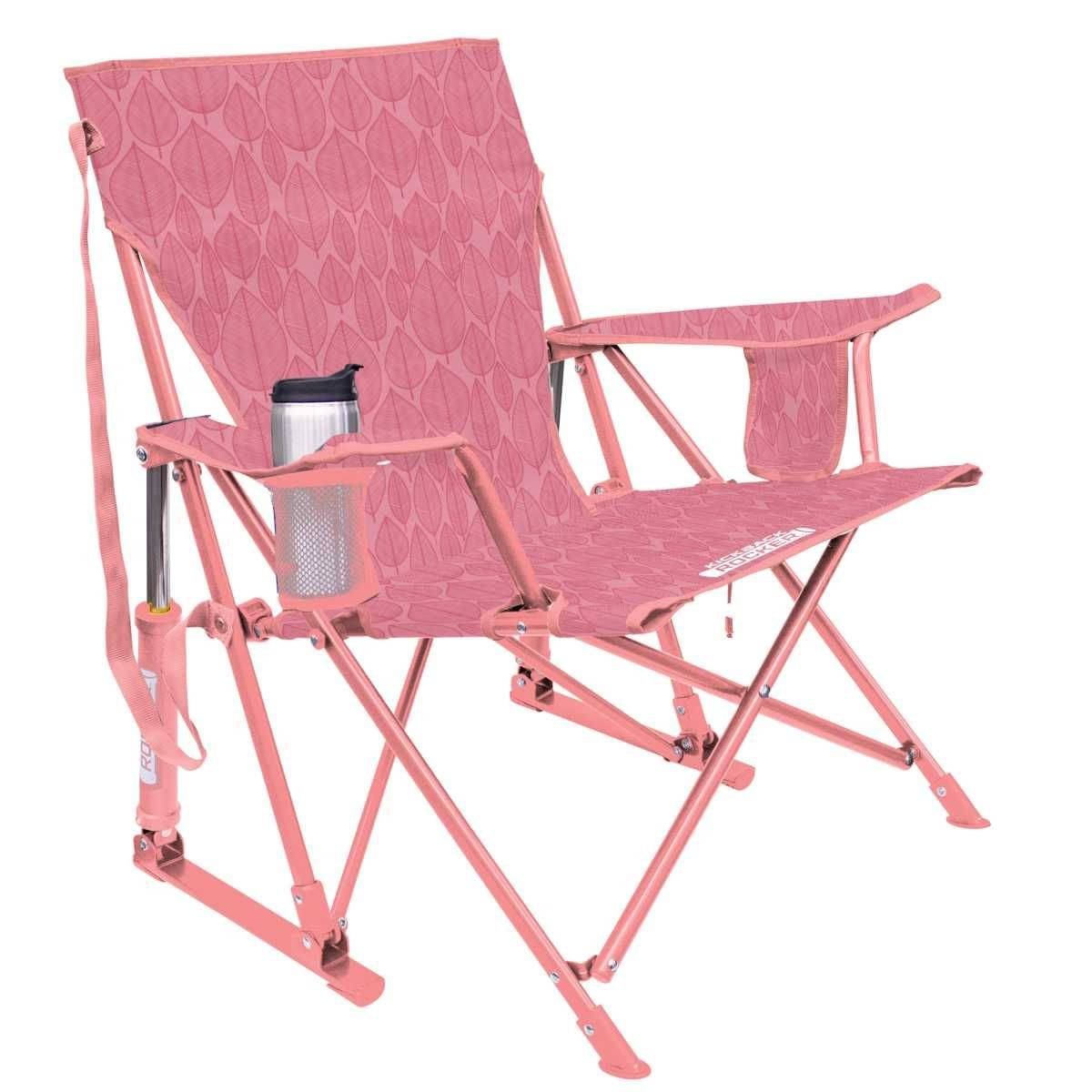 GCI faltbarer Schaukelstuhl Kickback Rocker Leaf Soft Pink - 410330
