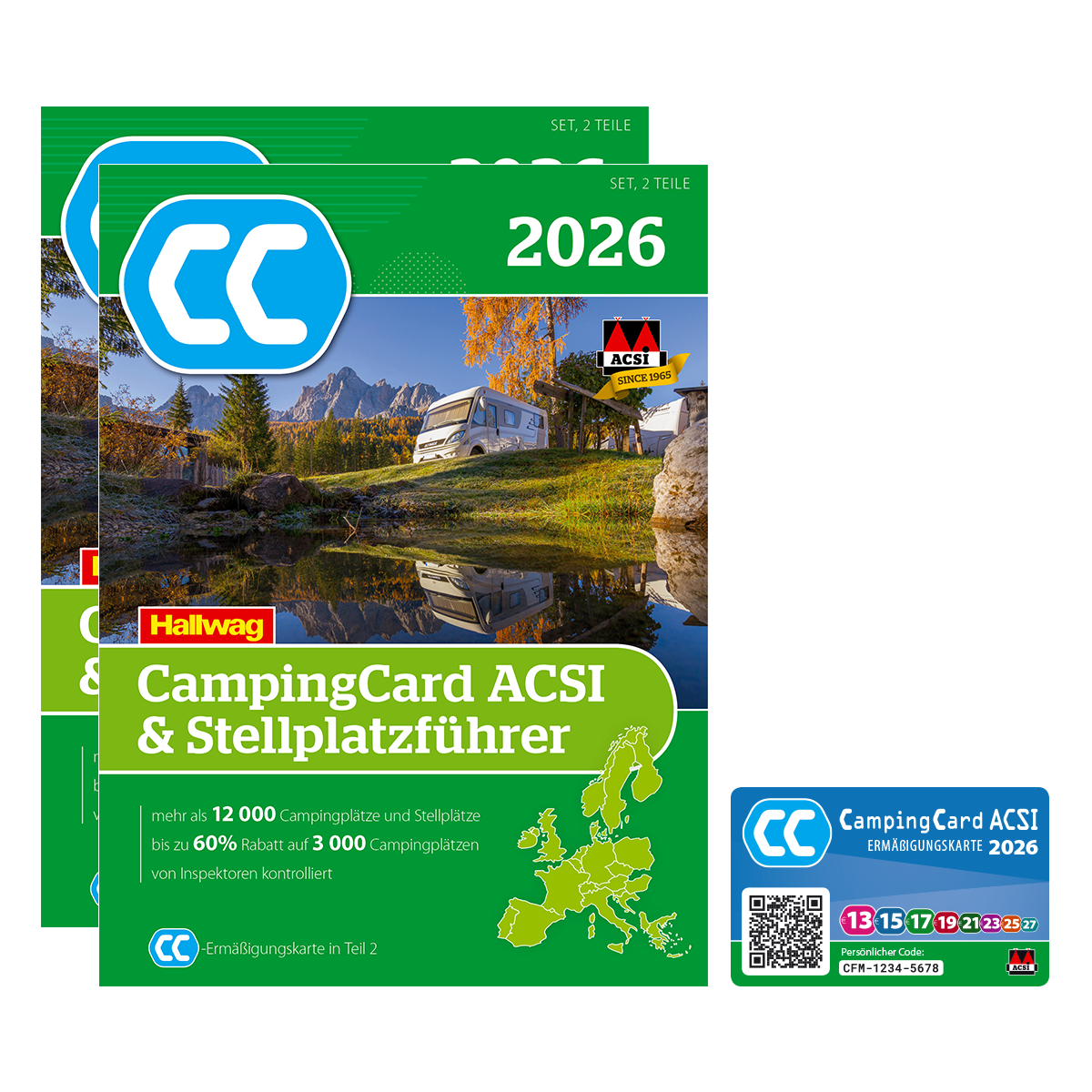 ACSI CampingCard - Stellplatzfuehrer 2026