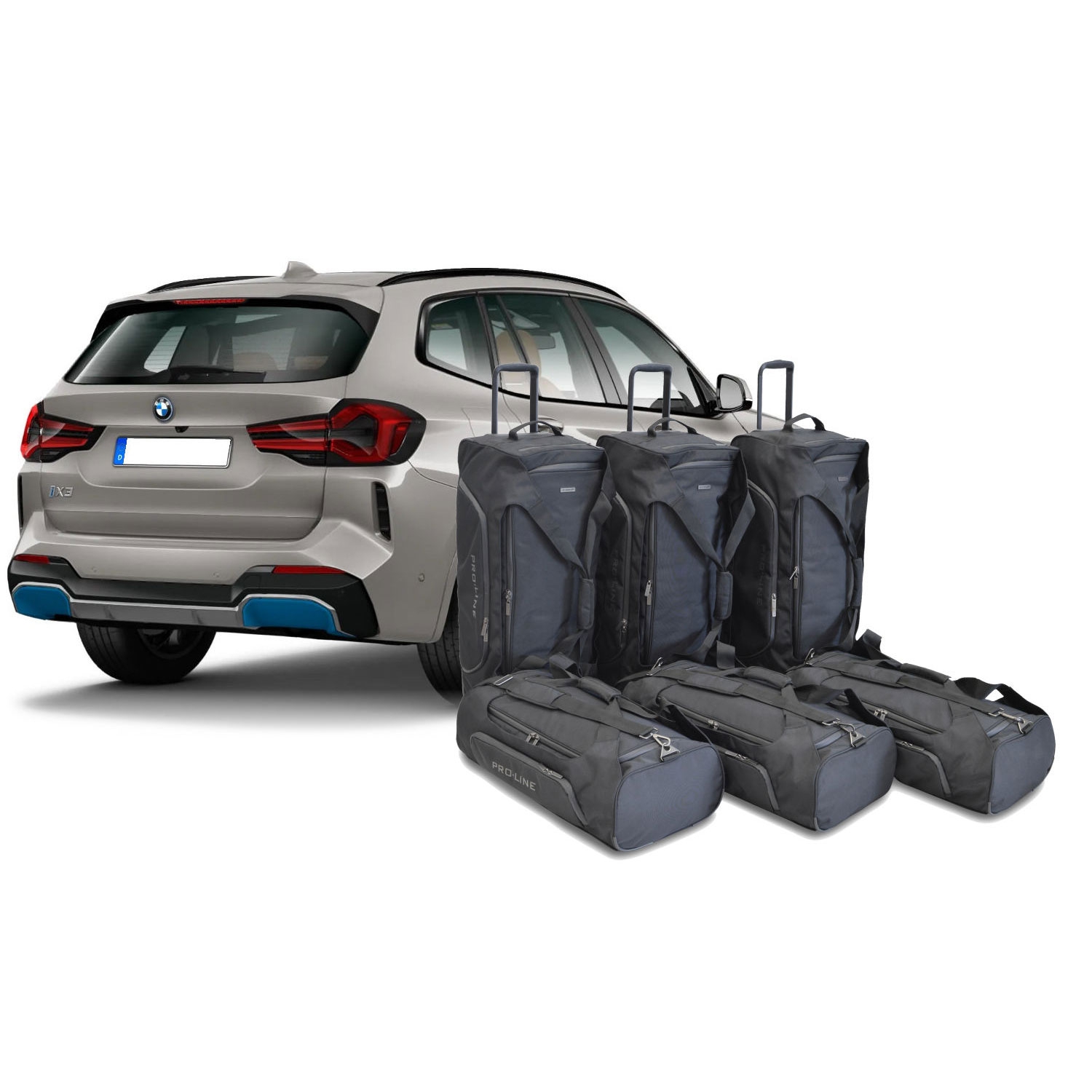 Car Bags Pro-Line B15601SP MW iX3 Bj- 20- Reisetaschen Set- Auf Ihr Auto massgeschneidert- Das Original