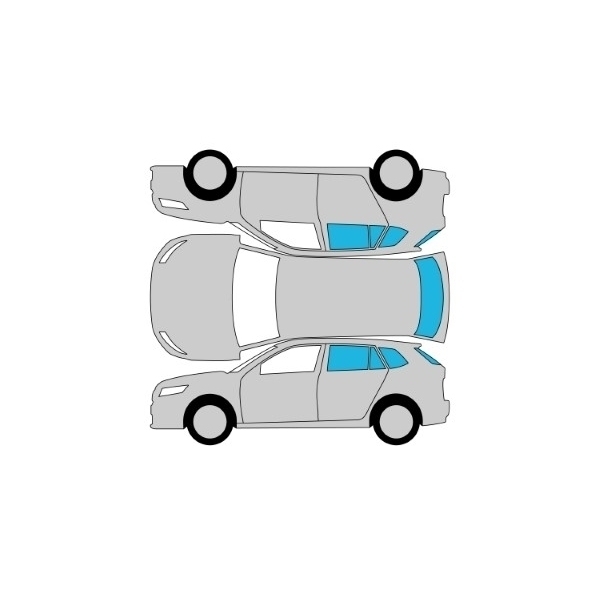 Sonnenschutz Set Magnetisch Audi A6 Avant C7 2011-2018 Trokot AUD-0440-10