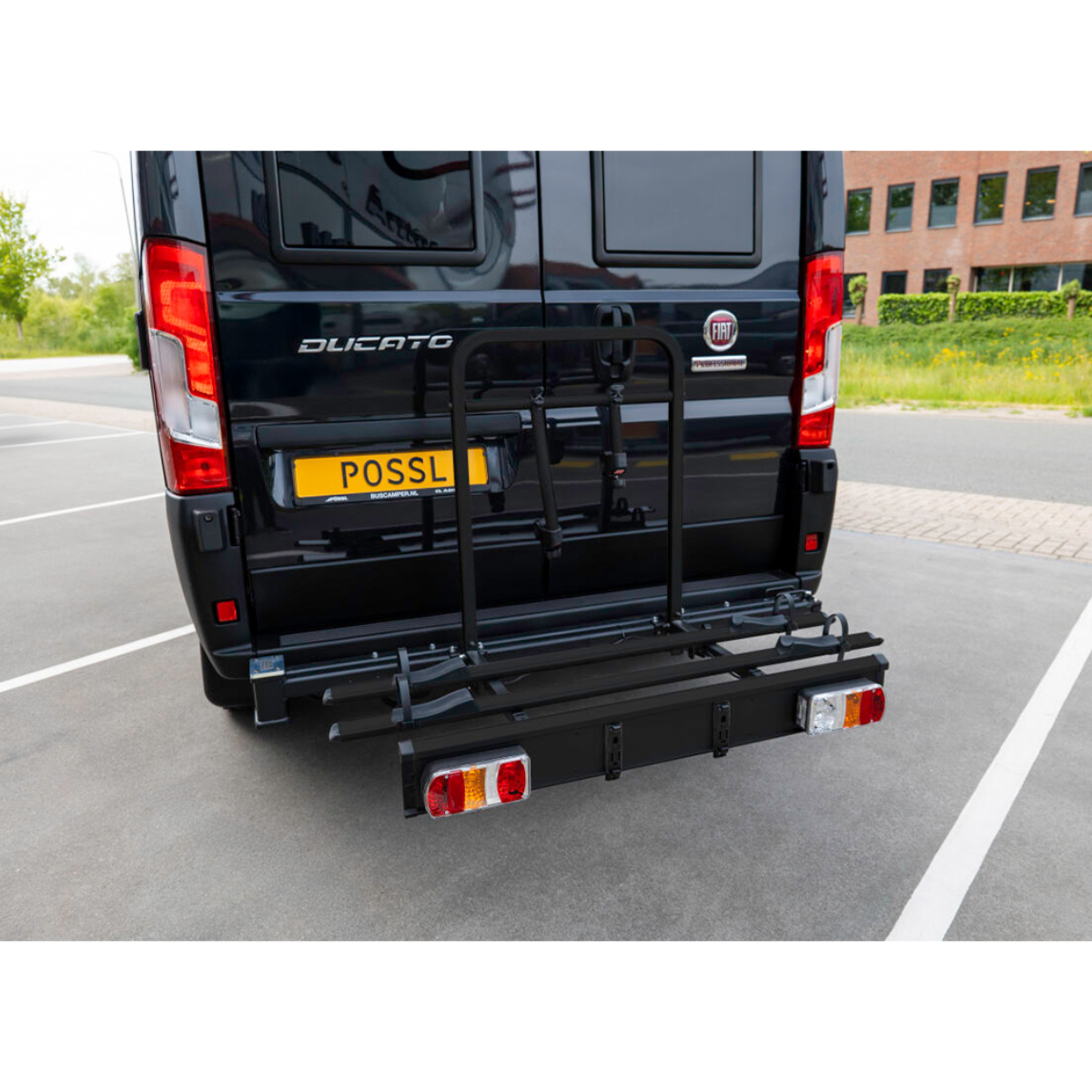 ENDURO Fahrradtraeger SESAMO mit Schwingmechanismus- Black - 50400