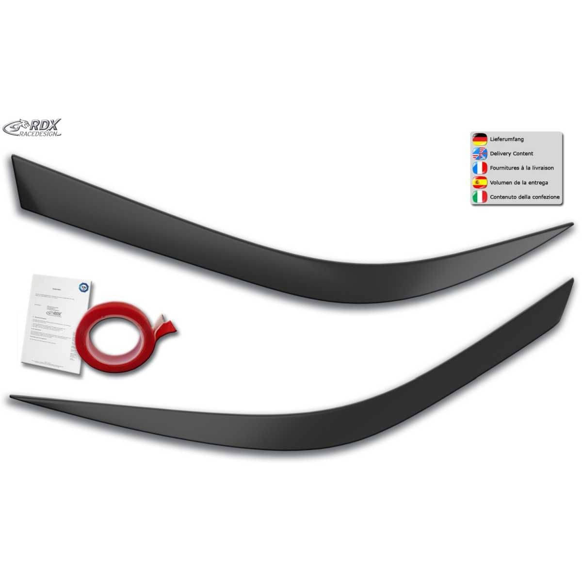 RDX Racedesign Scheinwerferblenden Boeser Blick fuer KIA XCeed CD ab Bj. 2019 - RDSB173