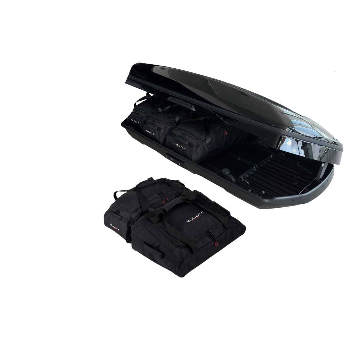 KJUST Dachboxen Taschen Set fuer Dachbox VOLVO ACTIVE 500 5er-Set - 13213