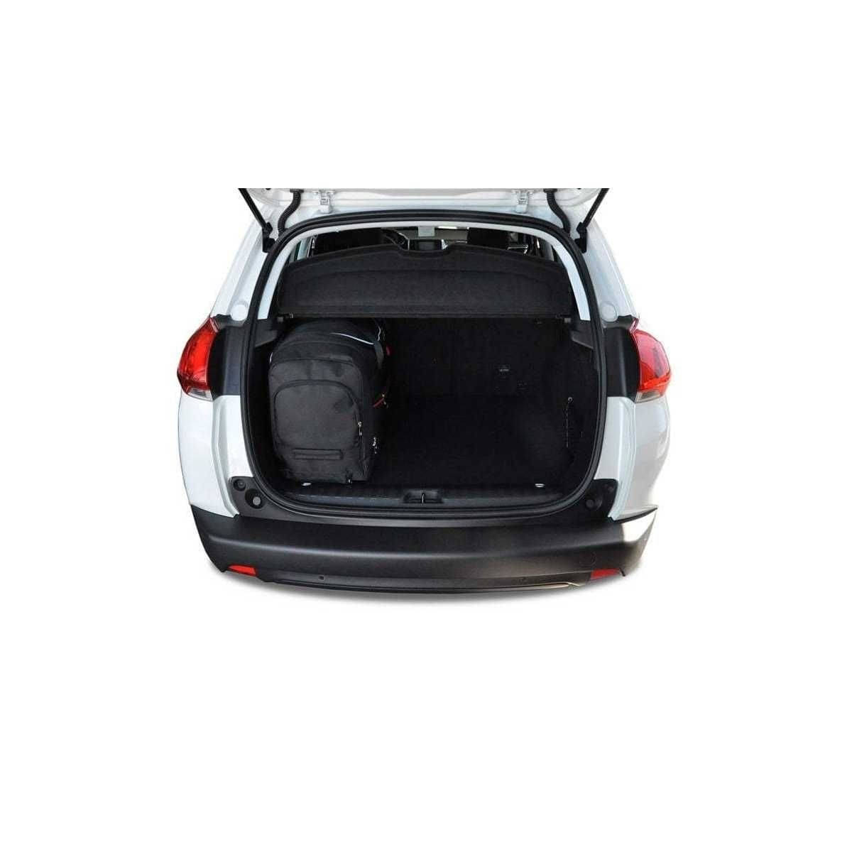 KJUST Kofferraum Taschen Set fuer PEUGEOT 2008 Bj. 2013-2019 4er-Set - 7032005