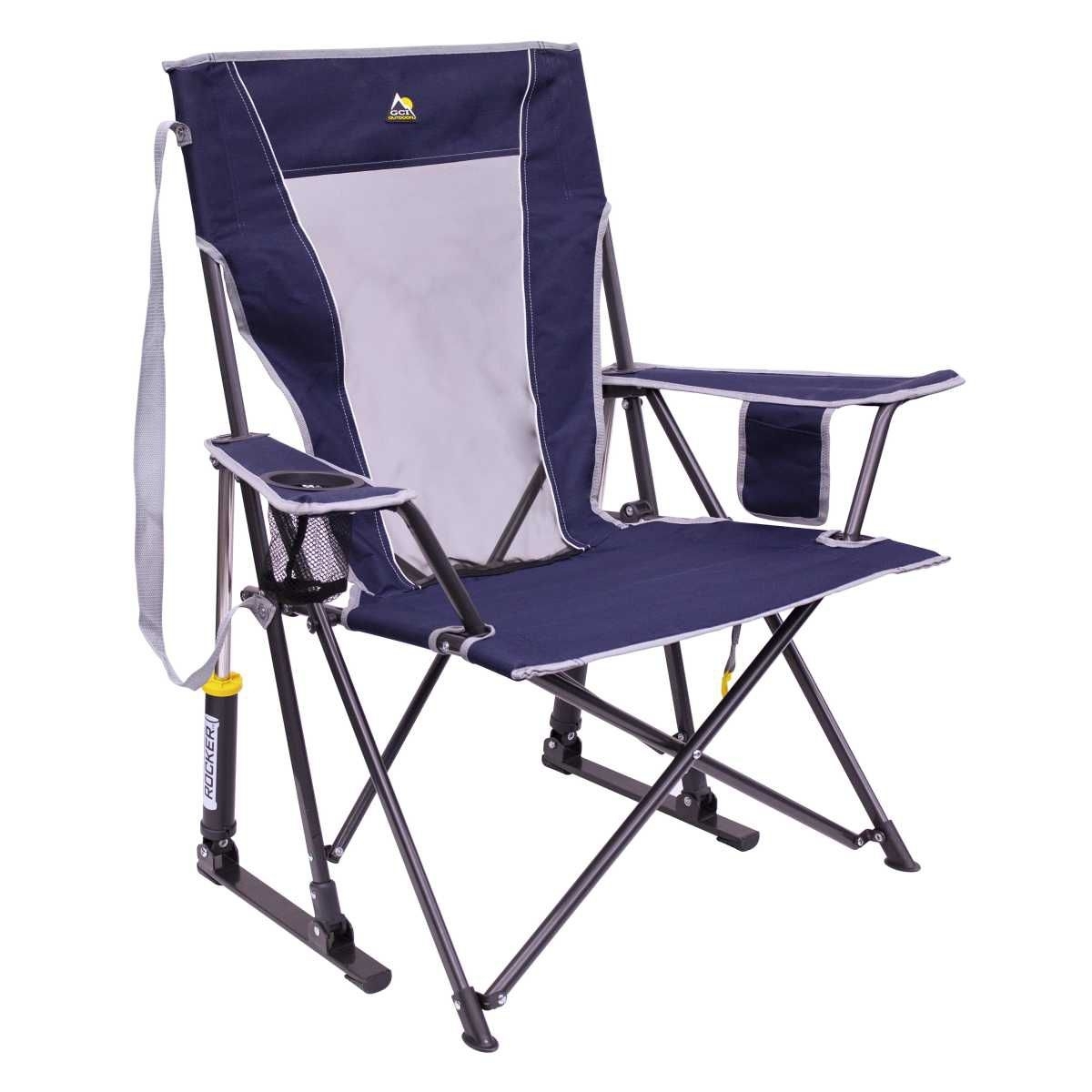 GCI faltbarer Schaukelstuhl Comfort Pro Rocker Indigo Blue