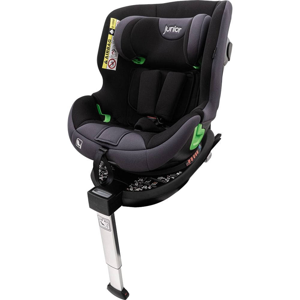 PETEX Kindersitz Babyschale mit Basisstation KING R129 Grau - 44442018
