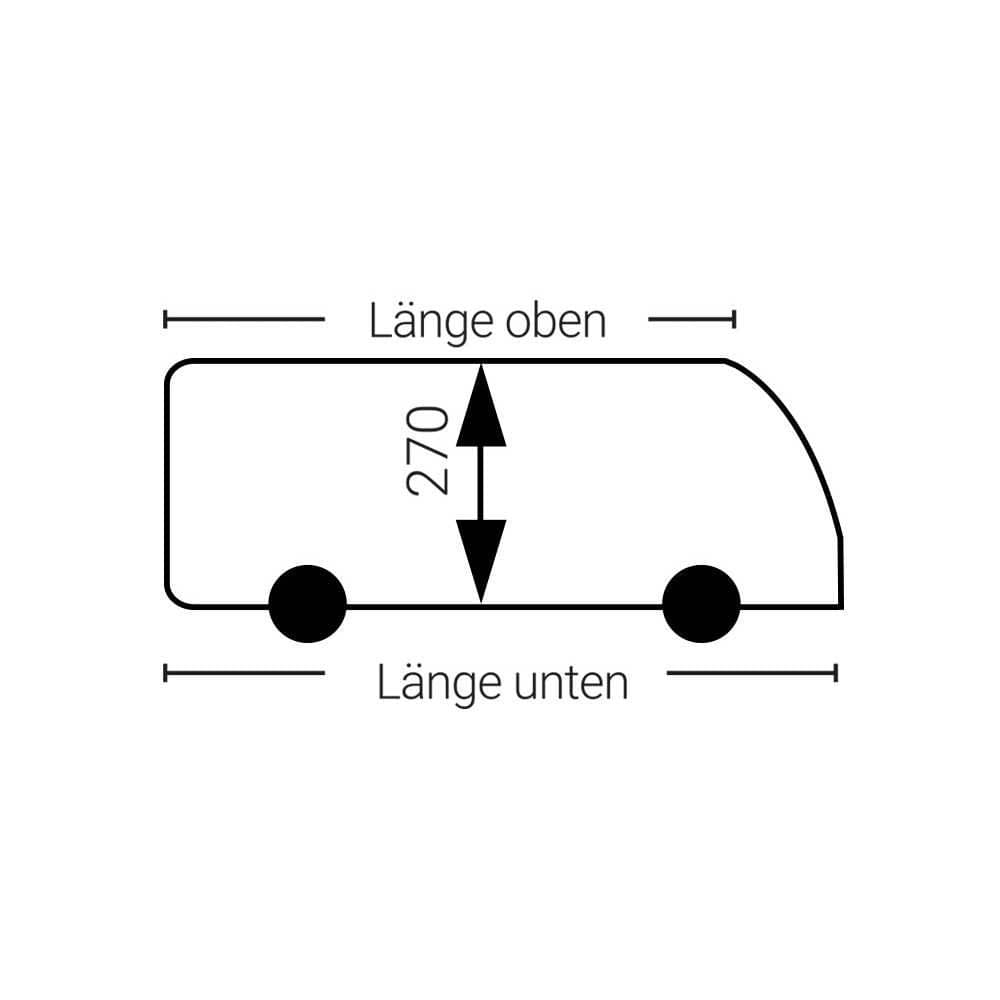 HINDERMANN Fahrzeughuelle Wintertime integrierte Reisemobile-Alkoven 910 cm - 8620-5550
