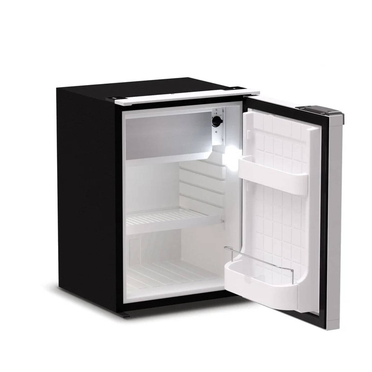 VITRIFRIGO Kompressor-Kuehlschrank C42L CHR 12-24 V 42 L mit Gefrierfach Grau