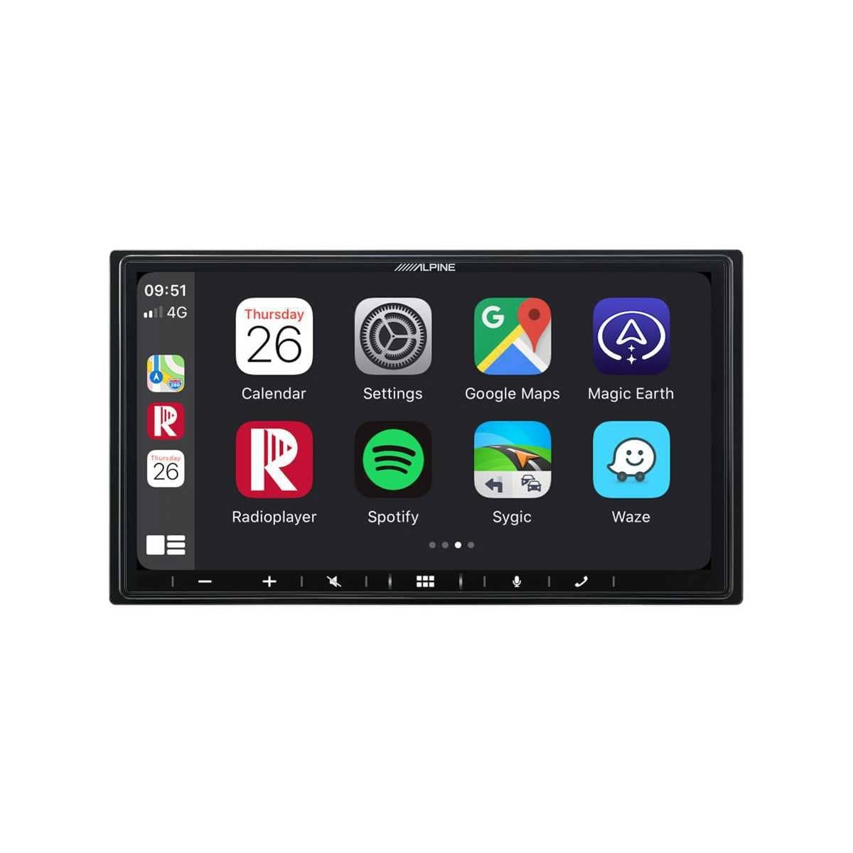 ALPINE 2-DIN-Digital-Media-Station iLX-W690D inkl- Einbaukit fuer Iveco Daily VII ab Bj. 2019 - iLX-W690D KIT-6IDVII