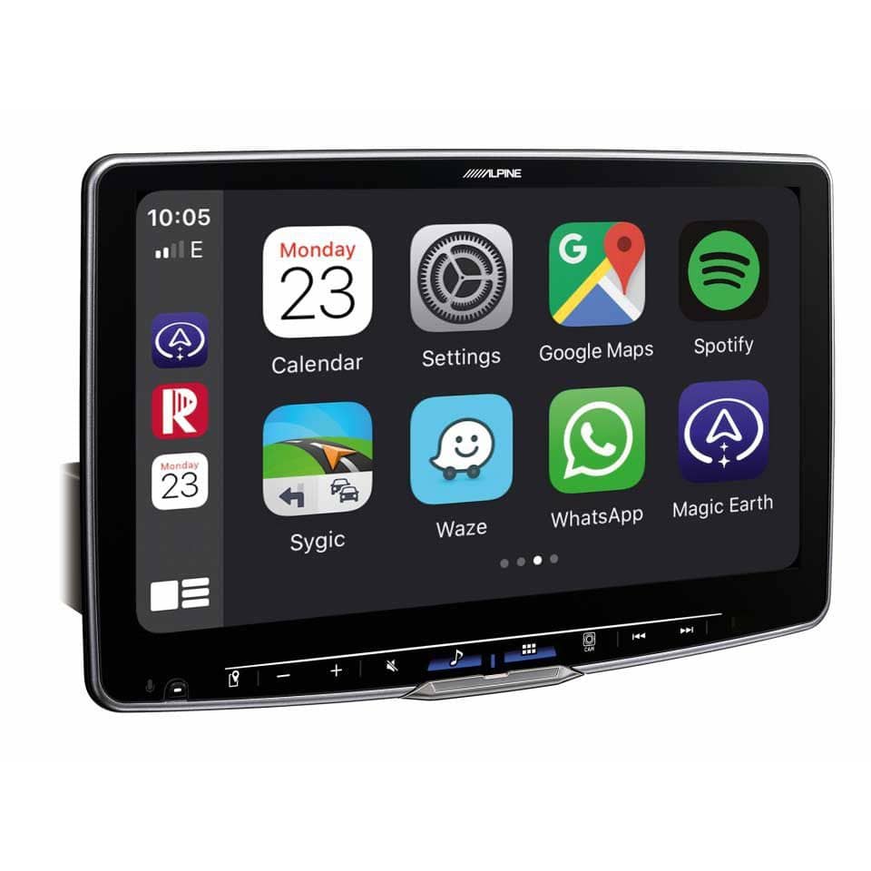 ALPINE HALO 9 Digital-Media-Station schwenkbar Ford Transit Custom ab Bj. 2018 iLX-F905TRA7S-SET ALPINE HALO 9 Digital-Media-Station schwenkbar Ford Transit Custom