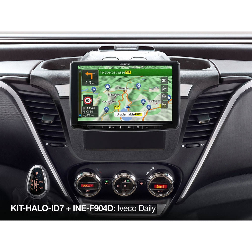 ALPINE HALO Einbaukit Iveco Daily VII ab Bj. 2019 KIT-HALO-ID7 - KIT-HALO-ID7