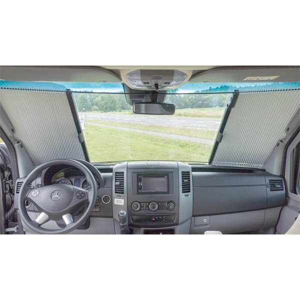 REMIS REMIfront III Verdunklung MB Sprinter Bj. 04-06-02-18 Front mit Spiegelfuss gerade- ohne Seitenteile - 10021022