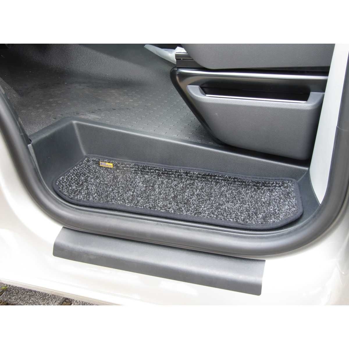 HEOSolution HEOSdoor mat Einstiegmatten fuer den Einstiegsbereich des Fahrerhauses und der Seitentuer VW T5 - T6 3er-Set - 12161