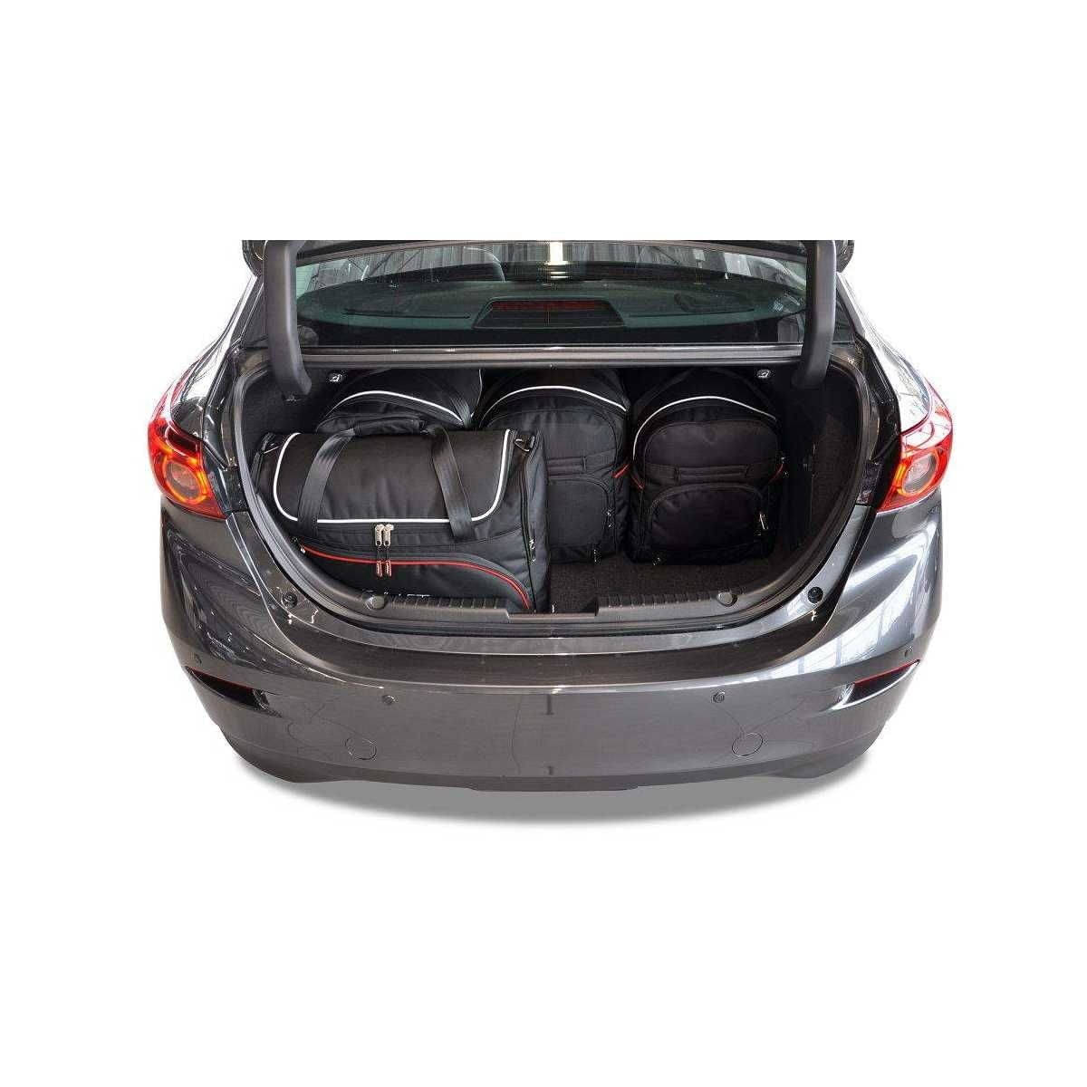 KJUST Kofferraum Taschen Set fuer MAZDA 3 Limousine Bj. 2013-2018 5er-Set - 7026003