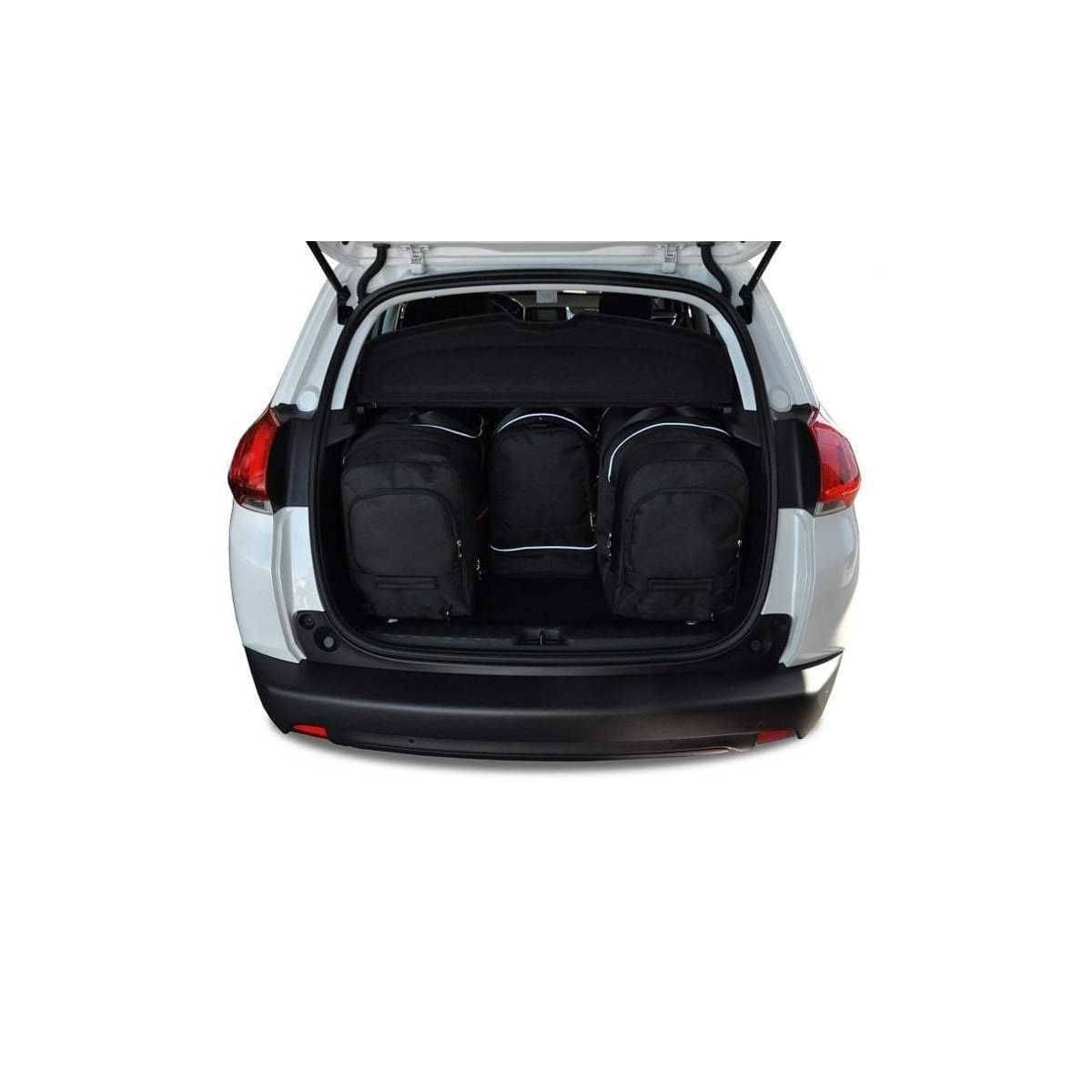 KJUST Kofferraum Taschen Set fuer PEUGEOT 2008 Bj. 2013-2019 4er-Set - 7032005