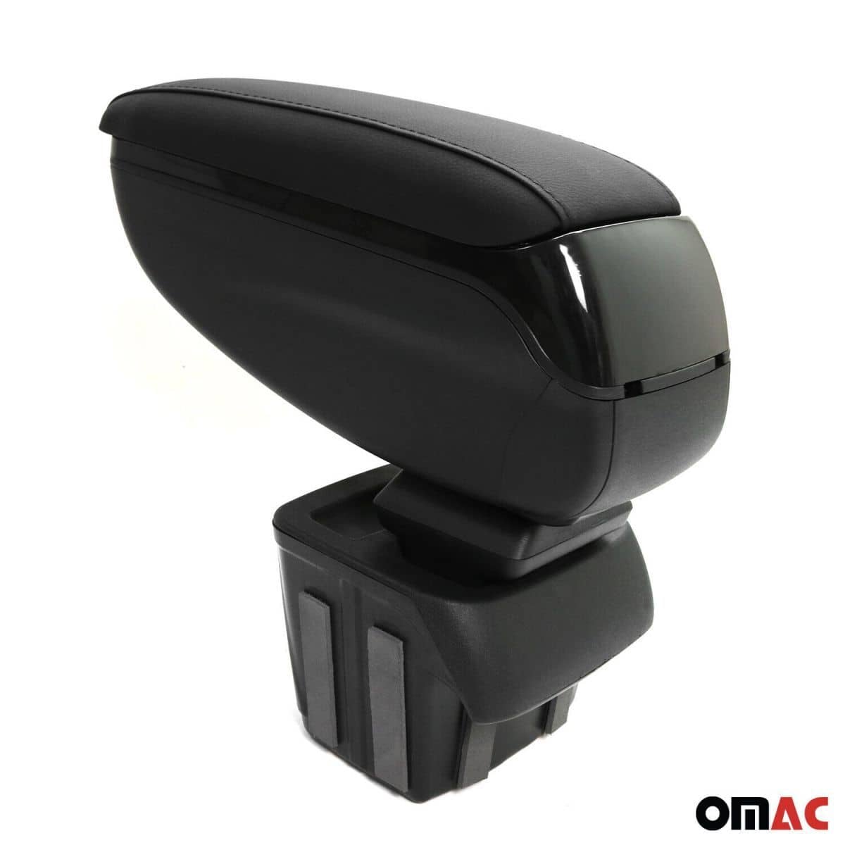 OMAC Mittelarmlehne Armlehne Mittelkonsole Ford Focus Bj. 2015-2018 PU-Leder Schwarz - 2608604F