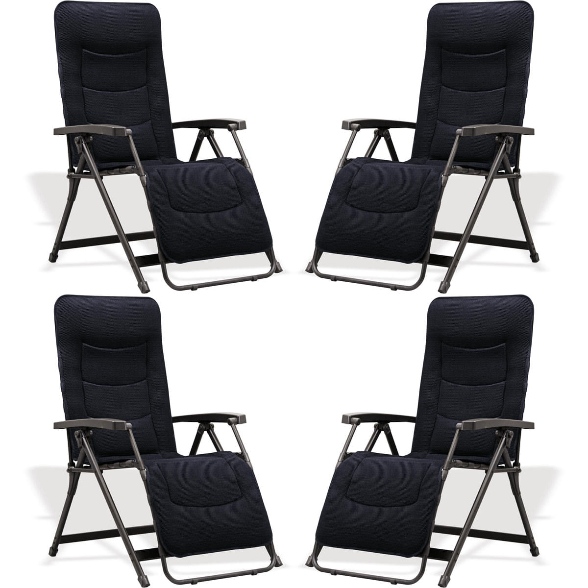 Set WESTFIELD Aeronaut Relaxsessel night blue 4 Stuehle - Performance Series - 201-613 NB