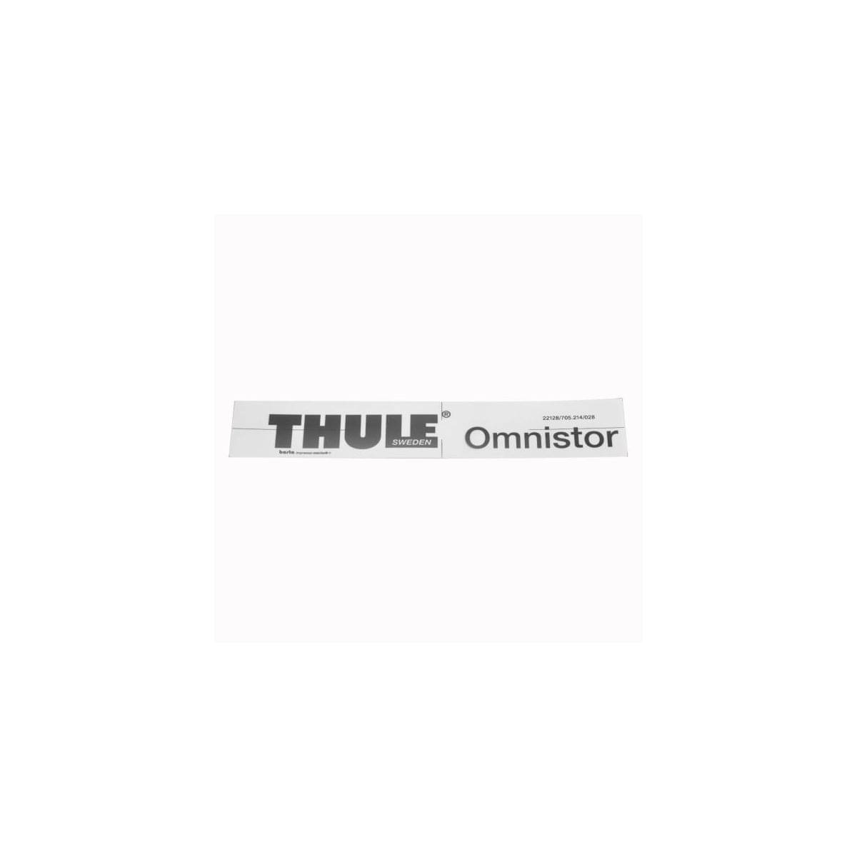 THULE Ersatzteil Aufkleber Omnistor-Logo Schwarz - 1500602406 THULE Ersatzteil Aufkleber Omnistor-Logo Schwarz - 1500602406