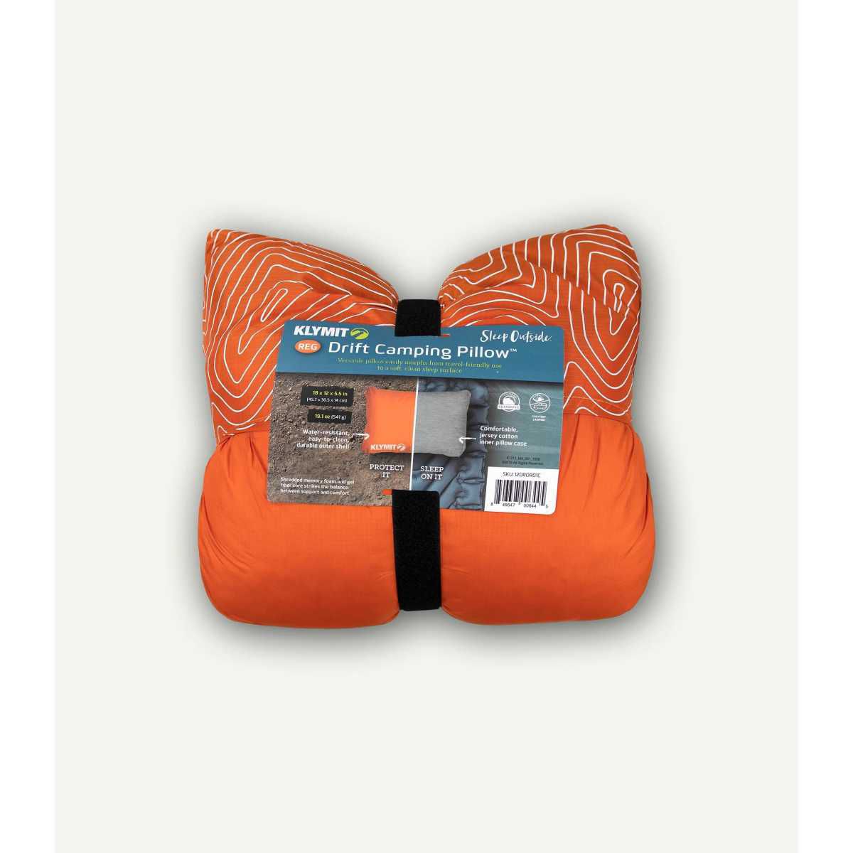 KLYMIT Drift-Pillow Campingkissen REG Orange - 12DROR01C