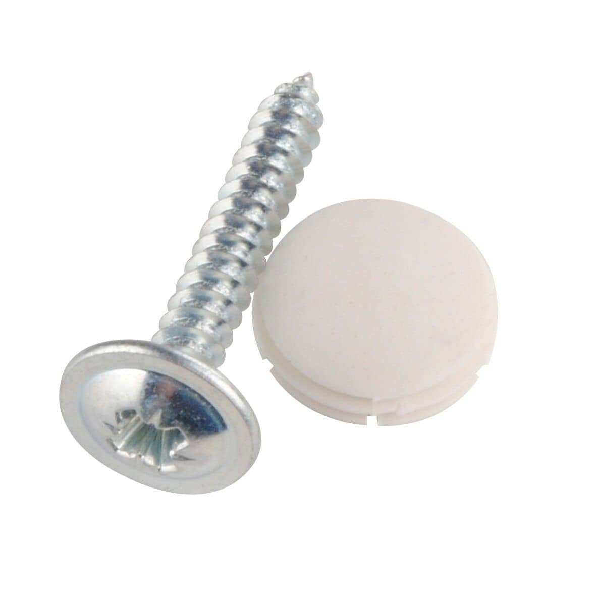Dometic Seitz Abdeckkappen creme-weiss 12 mm incl. 12 Schrauben