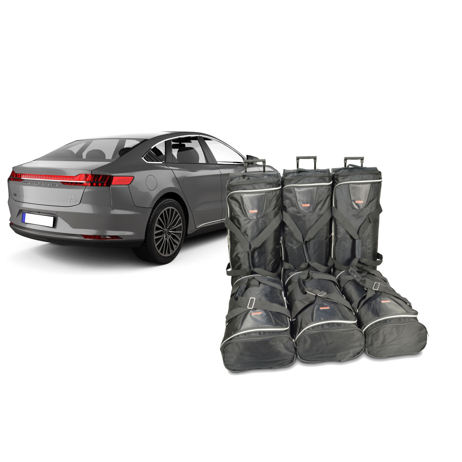 Car Bags B20201S BYD Han 4-Tuerer Stufenheck Bj- 20- heute Reisetaschen Set- Auf Ihr Auto massgeschneidert- Das Original