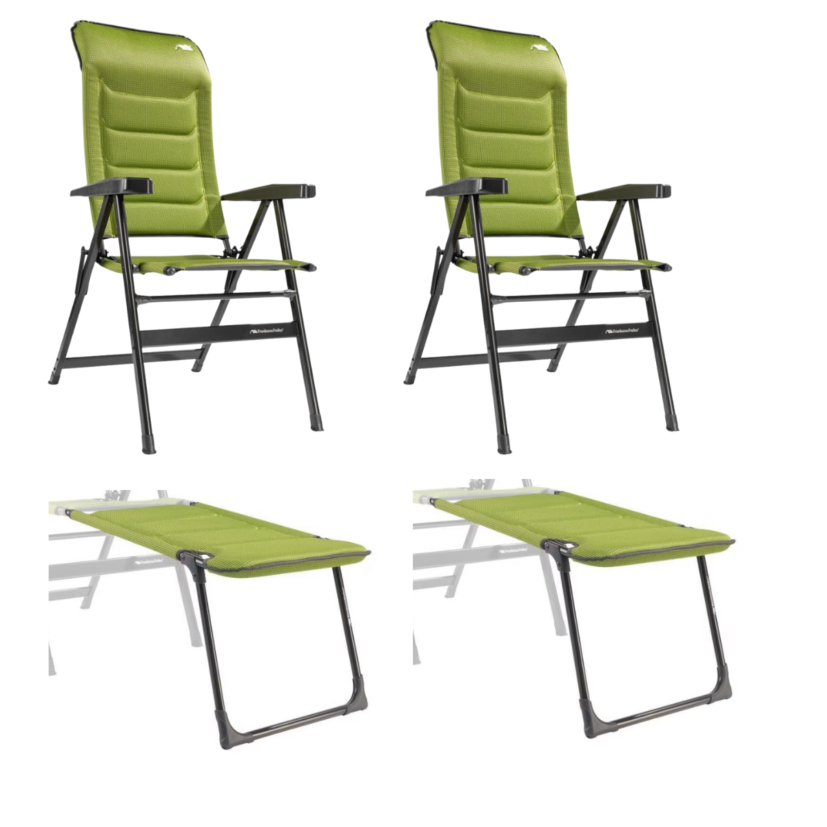 FF Kollektion Stuhl HighQ Basic Greenline & Beinauflagen 2er-Set FF Kollektion Stuhl HighQ Basic Greenline & Beinauflagen 2er-Set