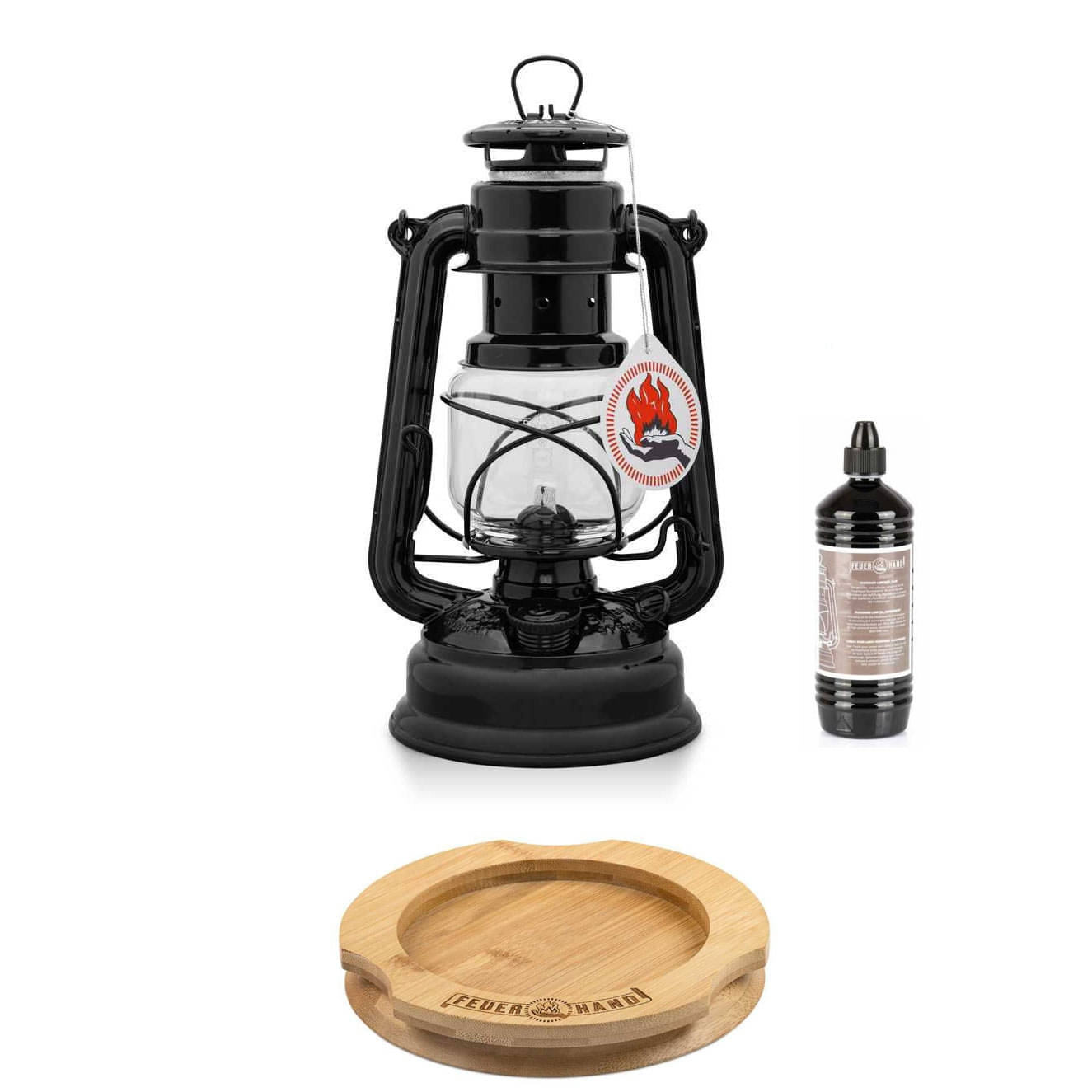 FEUERHAND Sturmlaterne 276 Jet Black Starter-Set 3.0 FEUERHAND Sturmlaterne 276 Jet Black Starter-Set 3.0