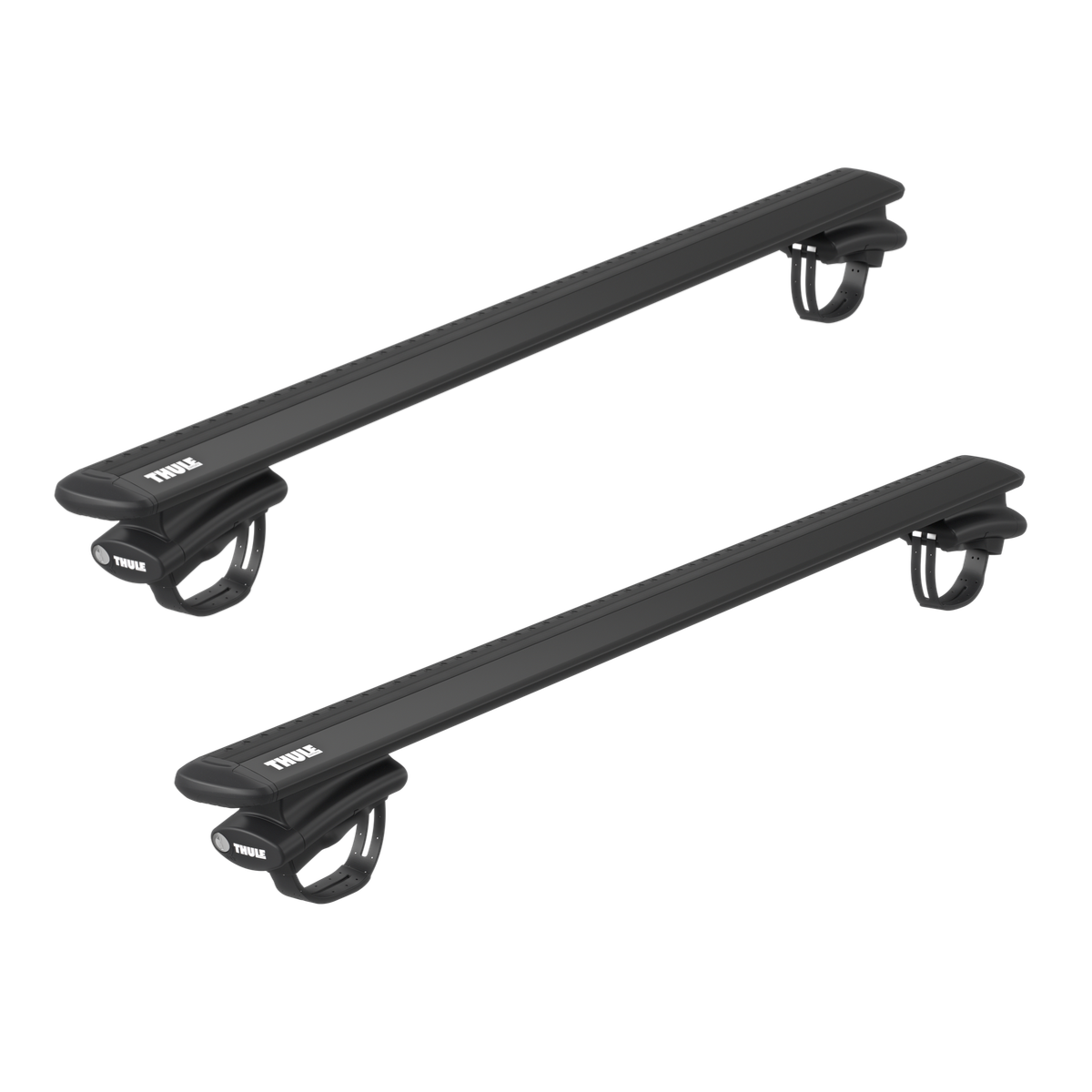 Kompletter Thule Dachtraeger mit WingBar Evo Black Aluschienenprofilen