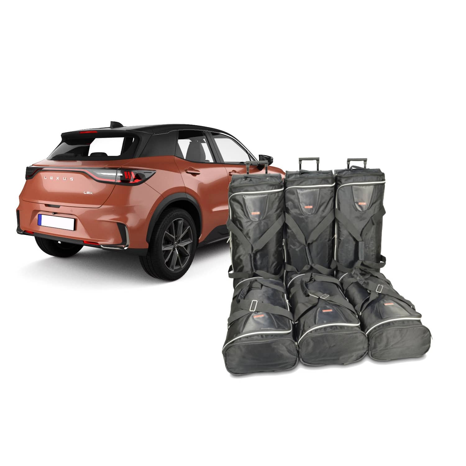Car Bags L20701S Lexus LBX Bj- 24- Reisetaschen Set- Auf Ihr Auto massgeschneidert- Das Original