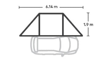 YAKIMA 180 Grad Markise OverNOut 180 YAKIMA 180 Grad Markise OverNOut 180 - 8007516