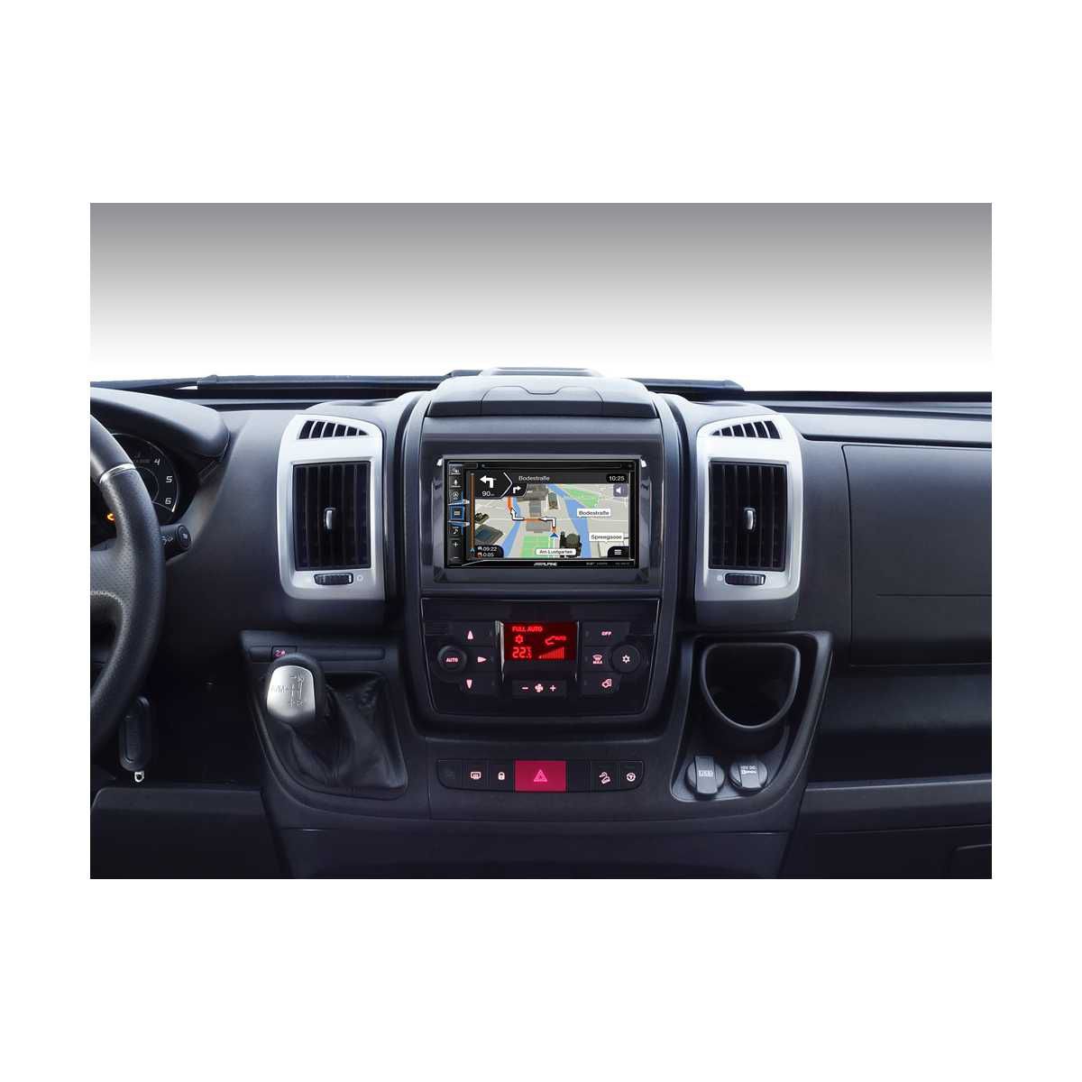 ALPINE 2-DIN-Navigationssystem Fiat Ducato Bj. 2006 - 2021 INE-W611DU