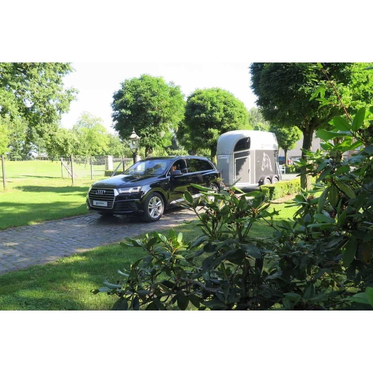 Westfalia Abnehmbare Anhaengerkupplung fuer VW Transporter T5-T6 -Kasten-Kombi- -BJ 10-2009-09-2019- - nur fuer Fzg ohne Vorruestung - im Set mit 13-pol. fahrzeugspezifischem Elektrosatz - 321651900113