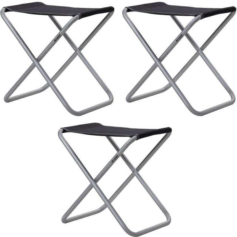 Set WESTFIELD Stool Hocker charcoal grey - Performance Series - 301-3293 CG 3 Hocker