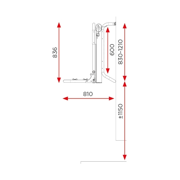 Fahrradtraeger BR-SYSTEMS BIKE LIFT Short