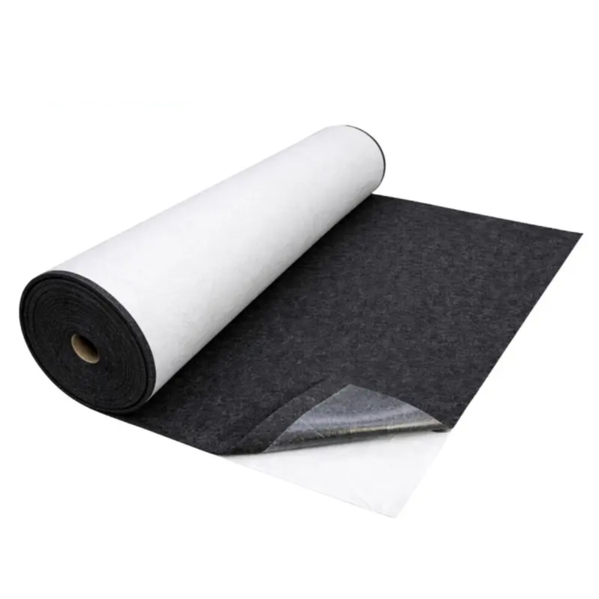 B4F Selbstklebender Filz Anthrazit aufgerollt 1x1-5 m - 78884-1-5qm-r