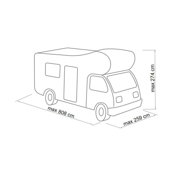 FIAMMA Cover Premium L Schutzhuelle fuer Wohnmobile