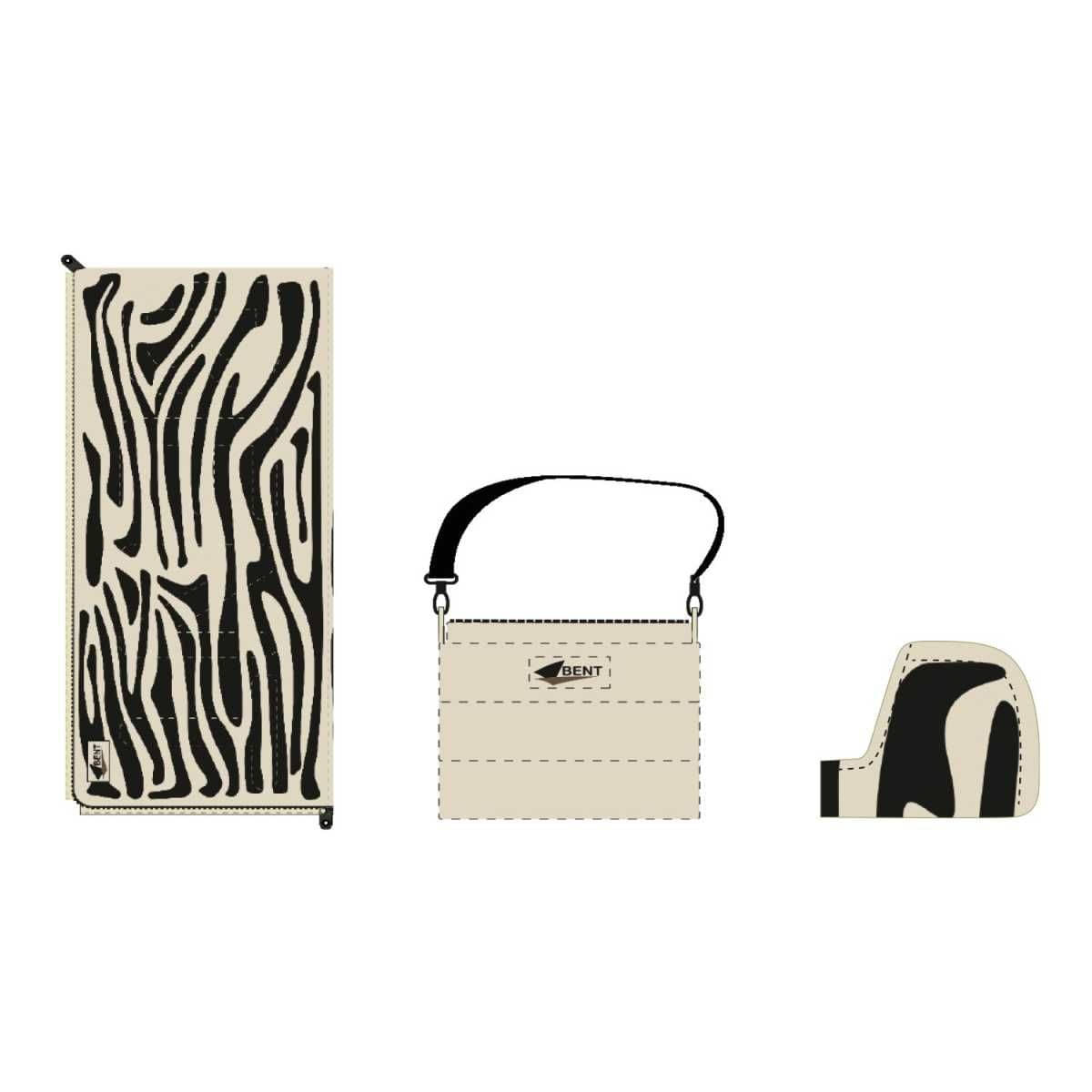 BENT Bentcho Schlafsack Decke Zebra Druck - 50152