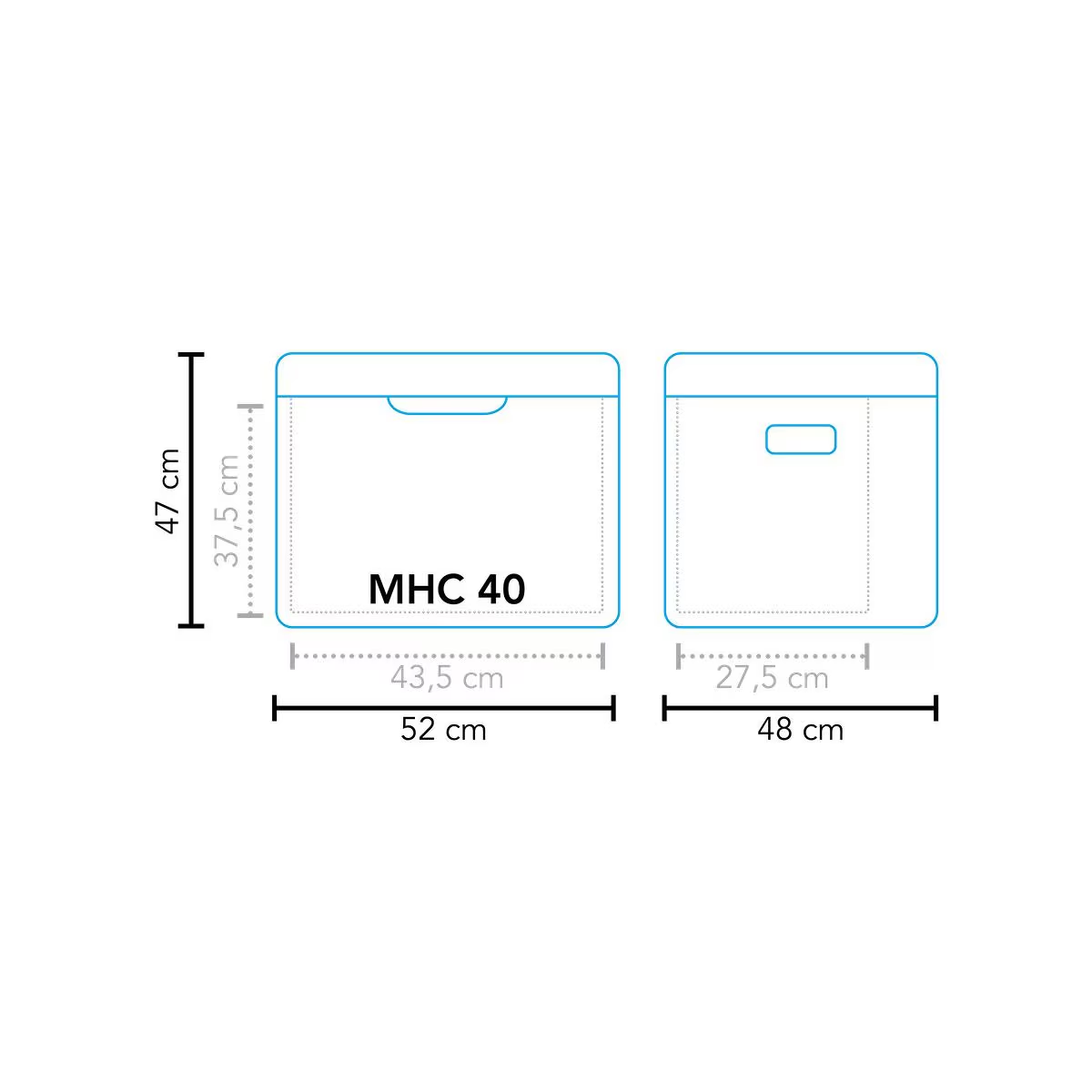 MESTIC MHC-40 Hybrid Kuehlbox 12-230 V 42 L - 1502900