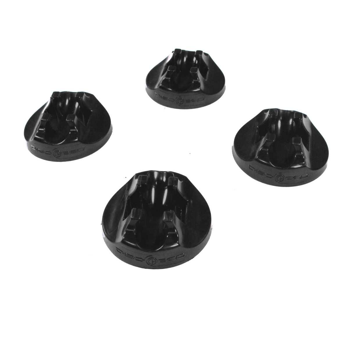 Disc-O-Bed Foot Pads 4er-Set schwarz - 19847N4