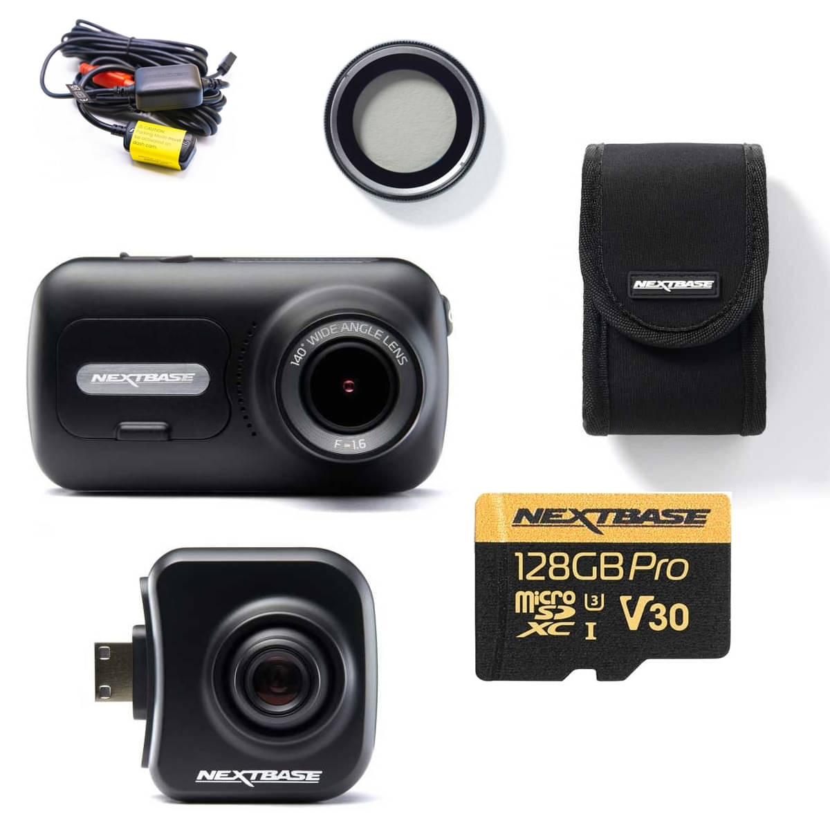NEXTBASE Serie 2 322GW DashCam und Rueckfahrkamera Komplett-Set 2.0