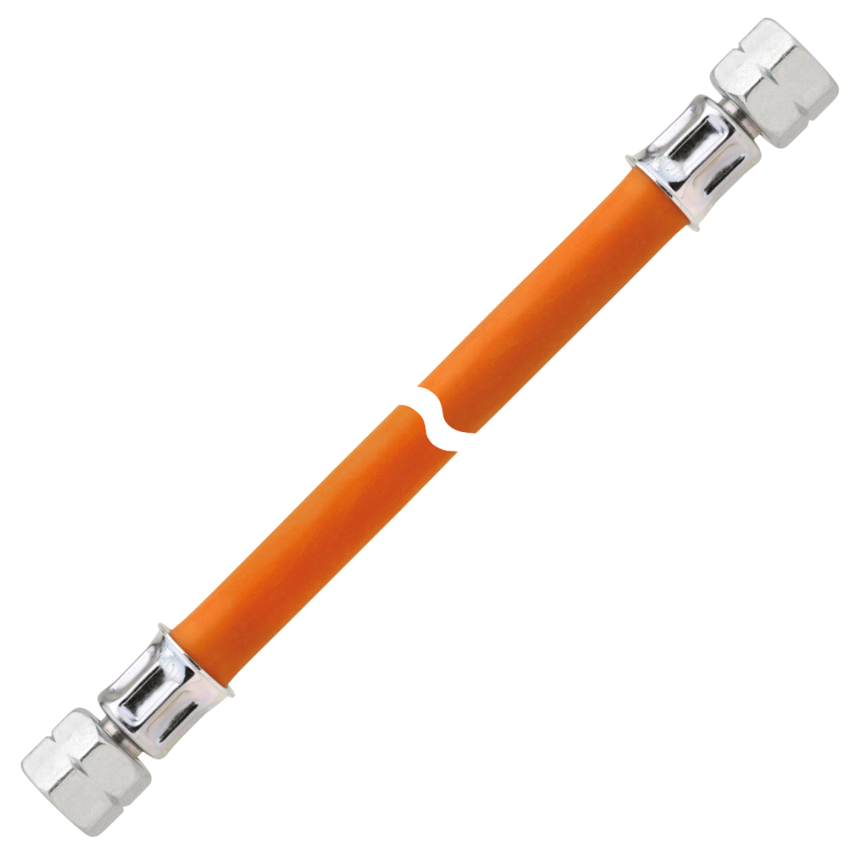 GOK Mitteldruck Schlauchleitung G ¼ LH-UeM x G ¼ LH-UeM- 40 cm- Ueberwurfmutter x Ueberwurfmutter