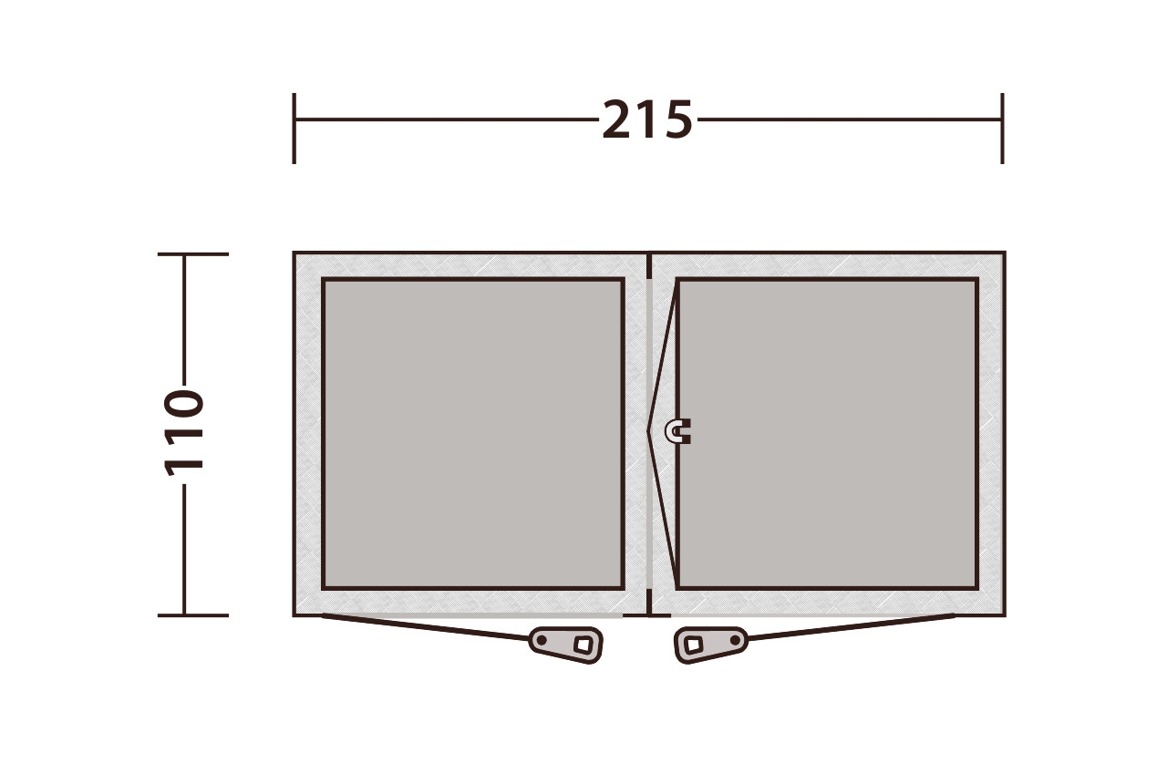 Outwell Duschzelt Seahaven Comfort Station Double - 111288