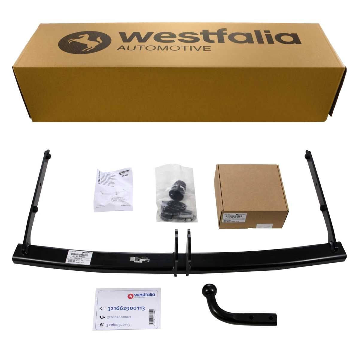 WESTFALIA Starre Anhängerkupplung VW Golf 5/6 Variant 06/07-07/13 Jetta 08/05-10/10 Set inkl. E-Satz Westfalia Starre Anhaengerkupplung fuer VW Golf 5-6 Variant -BJ 06-2007-07-2013- VW Jetta -BJ 08-2005-10-2010- - im Set mit 13-pol. fahrzeugspezifischem Elektrosatz - 321662900113