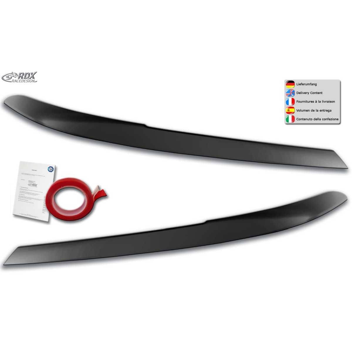 RDX Racedesign Scheinwerferblenden Boeser Blick fuer VW Passat 3G B8 ab Bj. 2014 - RDSB180