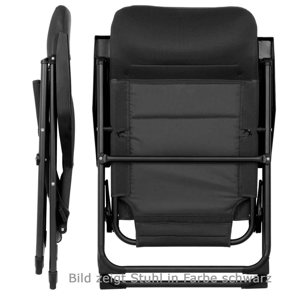 BRUNNER Campingstuhl SKYE 3D RT Grau 4er-Set - 0404060N.C06